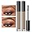 DAGEDA 2Pcs Light Brown Brow Gel, Eyebrow Setting Gel, Waterproof and Sweat-Proof, Eyebrow Repair Liquid for Brows Styling 1.81oz