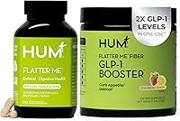 Vista 1 de HUM Flatter Me Suplemento de fibra de enzimas digestivas extra fuertes Flatter Me