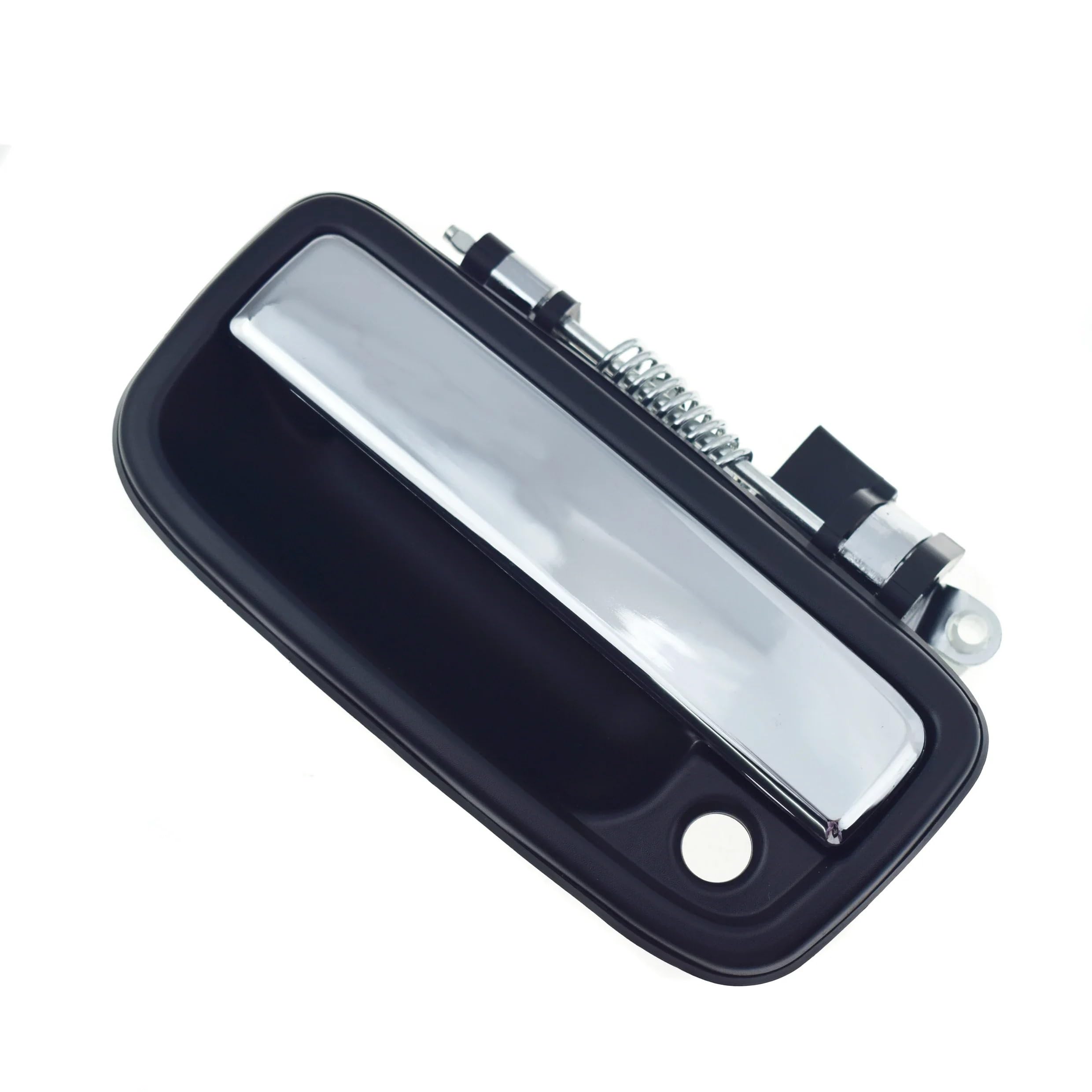 QLOYGMD Chrome Black Left Right Outside Door Handle for Toyota