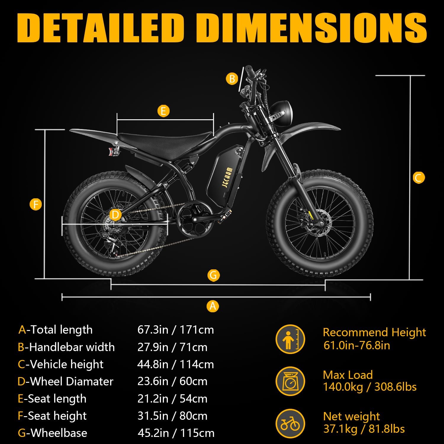 3000W Peak Electric Dirt Bike for Adults/Teens,40MPH Fast Speed,100+ Miles Long Range Commuter Electric Bike, Lightweight Aluminum Alloy Frame,Puncture-Resistant Tires, Inverted Fork,30-Min Easy Setup