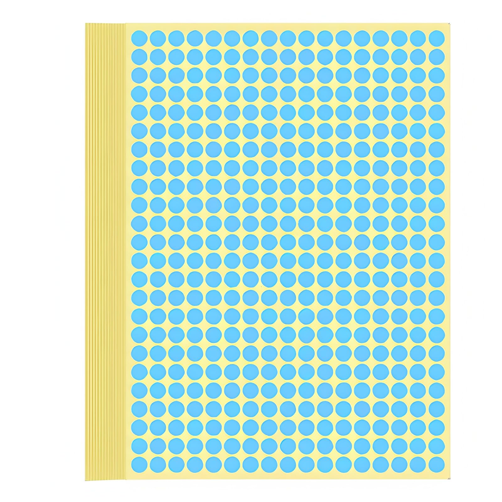 12240 PCS Light Blue Dot Stickers 6 mm Round Colour Coding Labels 1/4 Inch Small Self-adhesive Circle Stickers 0.25'' Removable Sticky Dots Price Label for Home School Office Business Garage Yard Sale
