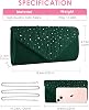 Cartera de Noche para Mujer TINDTOP, Bolso de Mano para Eventos Formales, Boda, Cóctel, Baile de Graduación, Cruzado y Sobre 7