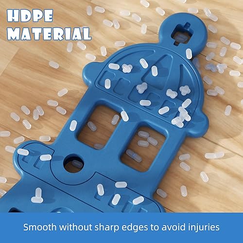 Miniatura 8 de YUFU Juego de tobogán y columpio 4 en 1 para niños pequeños con escalador, columpio, aro de baloncesto, juego para interiores y exteriores para