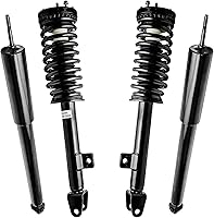 Vista 119 de Detroit Axle - Amortiguadores de muelles helicoidales RWD para Dodge Charger 2012-2020, 2012-2019 Challenger 2 Amortiguadores delanteros completos