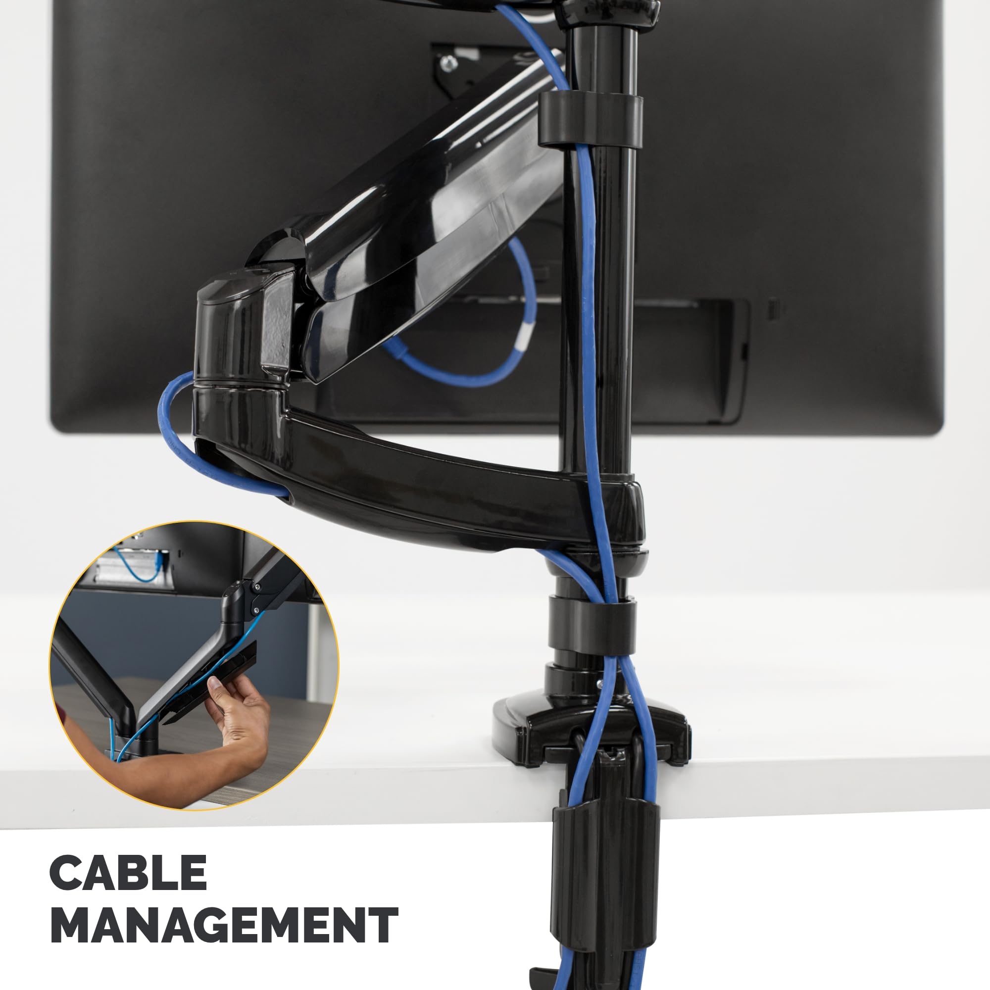 Fellowes Platinum Series 0043859727971 Ramię na Dwa Monitory, Czarny, do 17 kg