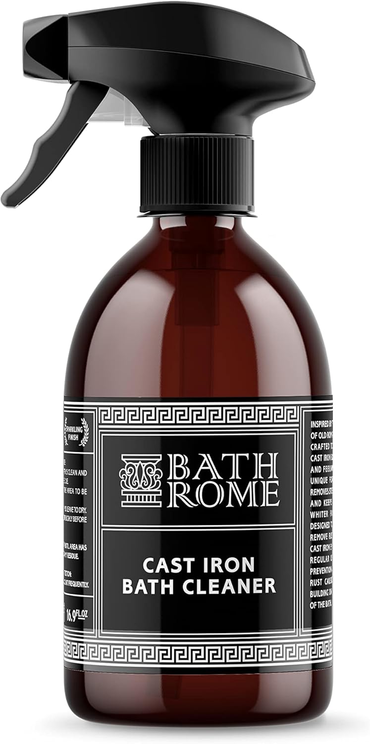 BathRome Cast Iron Enamel Bath Cleaner Spray 500ml Amazon.co.uk