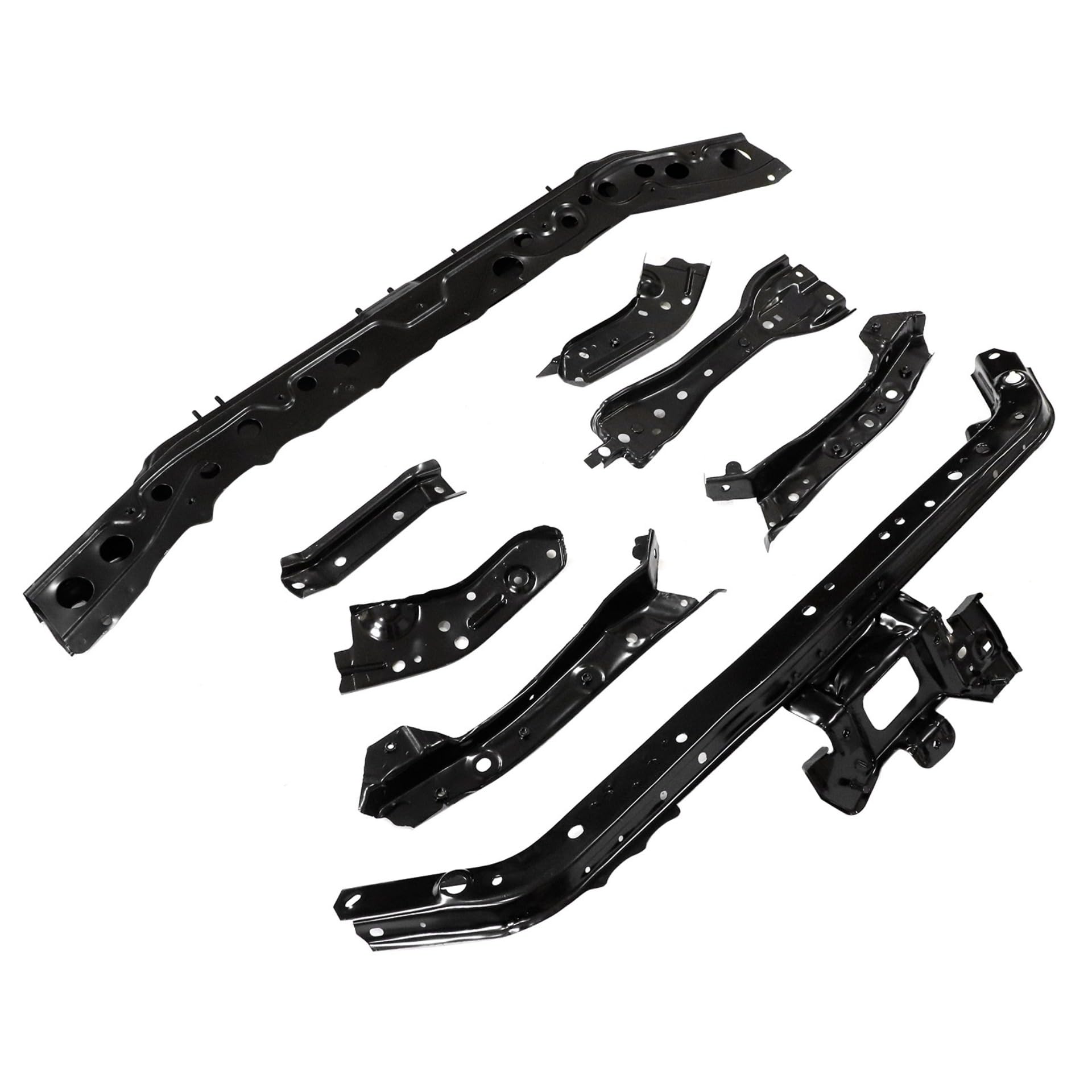 Front Upper Radiator Support Tie Bar For Nissan Sentra 2013-2019 | Direct Fit | Black Steel