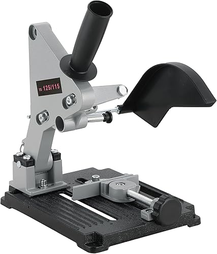 Soporte para amoladora angular  Soporte de amoladora angular de 45 grados con mango deslizante, base de hierro fundido para amoladora angular de