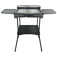 Ardes - ARBBQ02 Barbecue Elettrico Senza Fumo BRASERO FEET, BBQ Doppia Griglia Elettrica