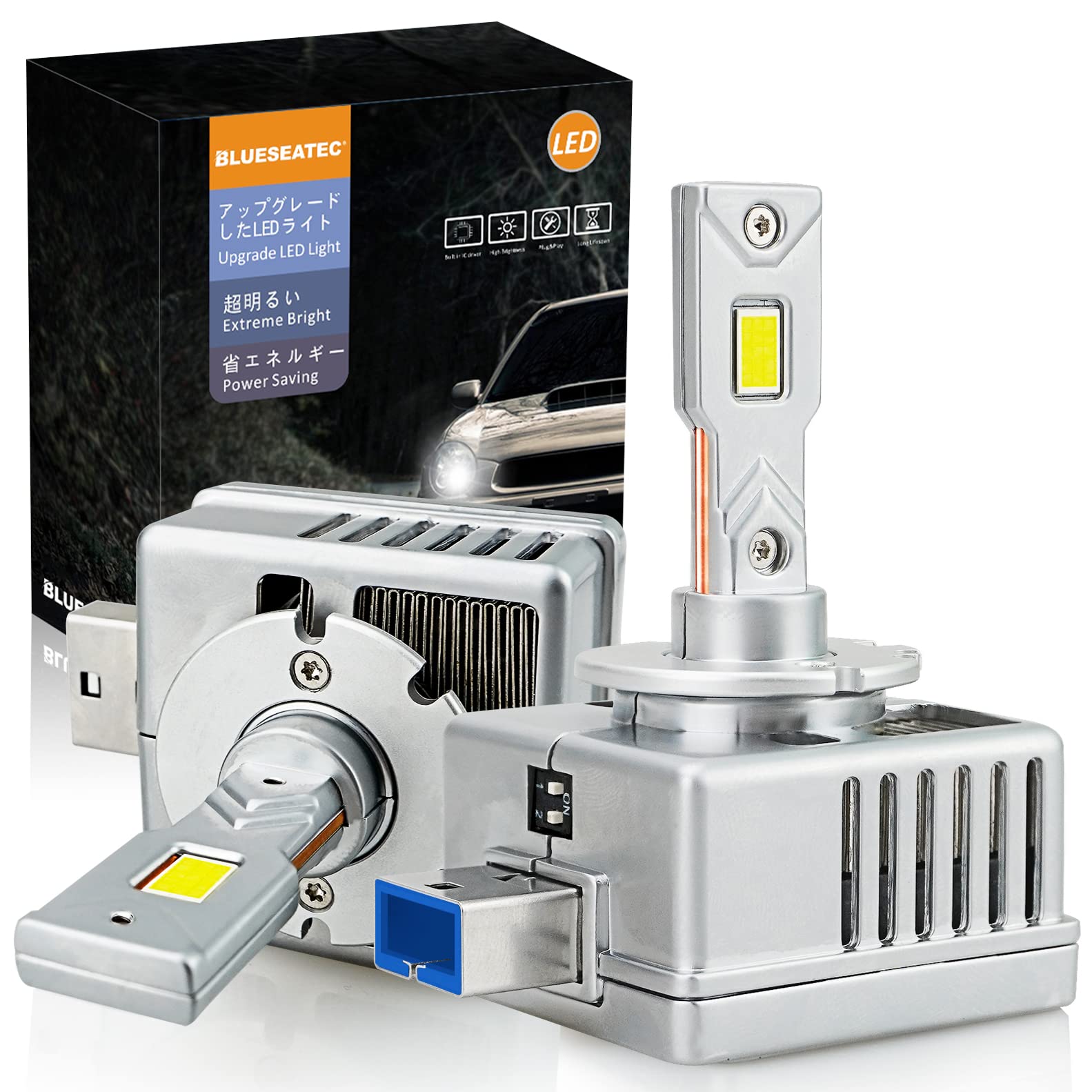 Amazon | BLUESEATEC【2025新型モデル】D8S D8R LED ヘッドライト 車検 