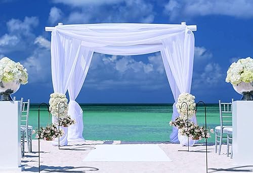 Miniatura 4 de Ashman - Ganchos de pastor de 35 pulgadas (20 por paquete), color negro, hechos de metal de alta calidad para colgar luces solares, comederos de