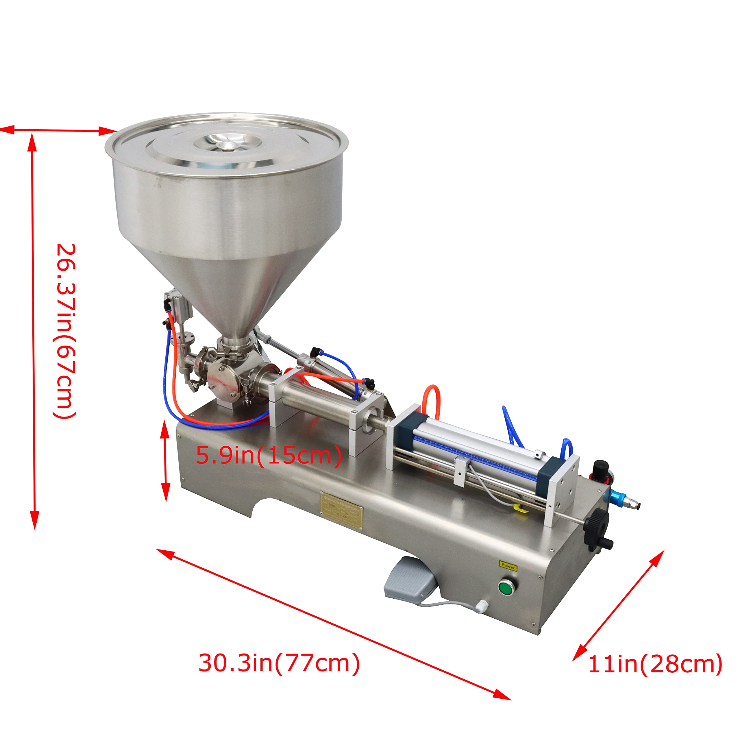INTBUYING Automatic paste Liquid Filling Machine for Shampoo Oil Water Perfume 30-300ml One Nozzle