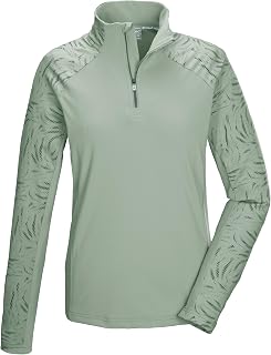 Killtec Damen Funktionsshirt/Fleeceshirt mit Stehkragen und Reißverschluss