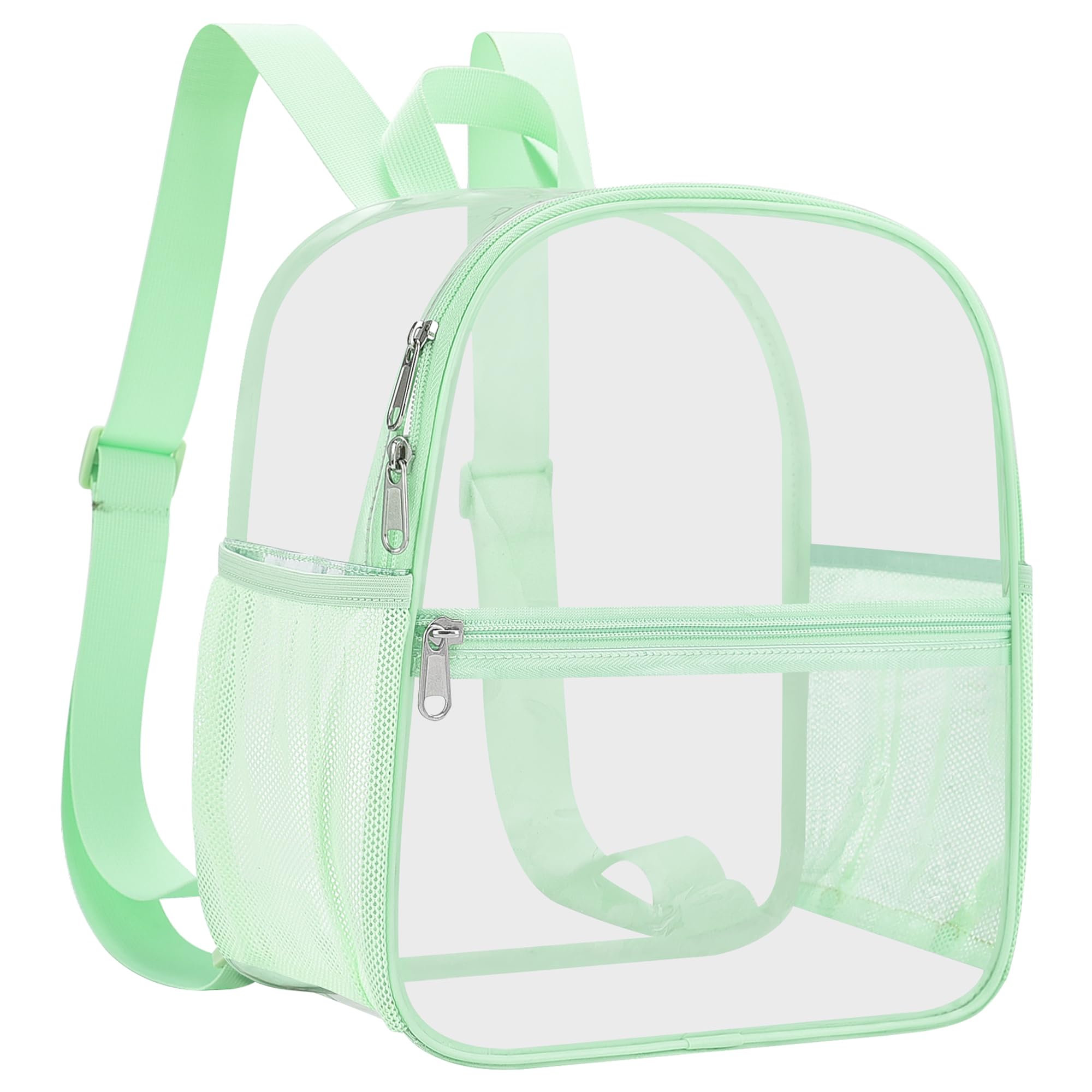 USPECLARE Clear Backpack Stadium Approved 12X11x6, Waterproof Clear Bag Stadium Backpack for Concert Work Sport Event