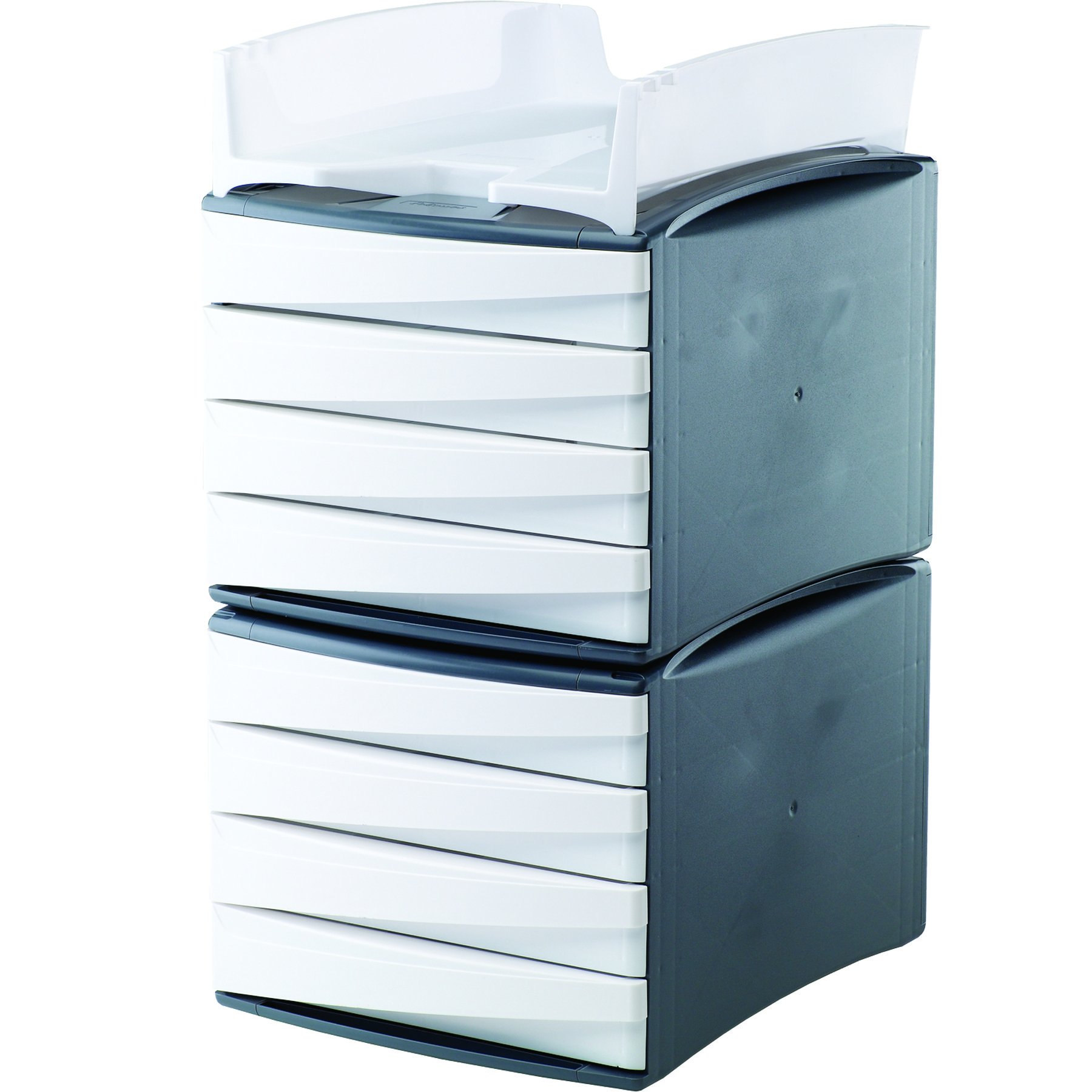 Fellowes Green2Desk - Módulo organizador de 4 cajones, color blanco