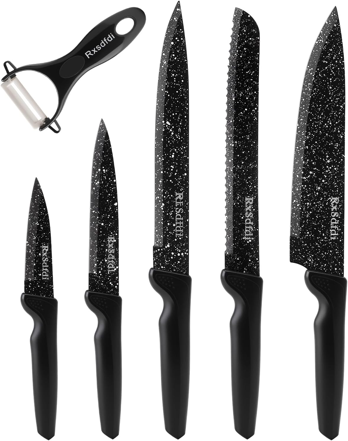 Set Cuchillos Cocina 6 Piezas Acero Inoxidable