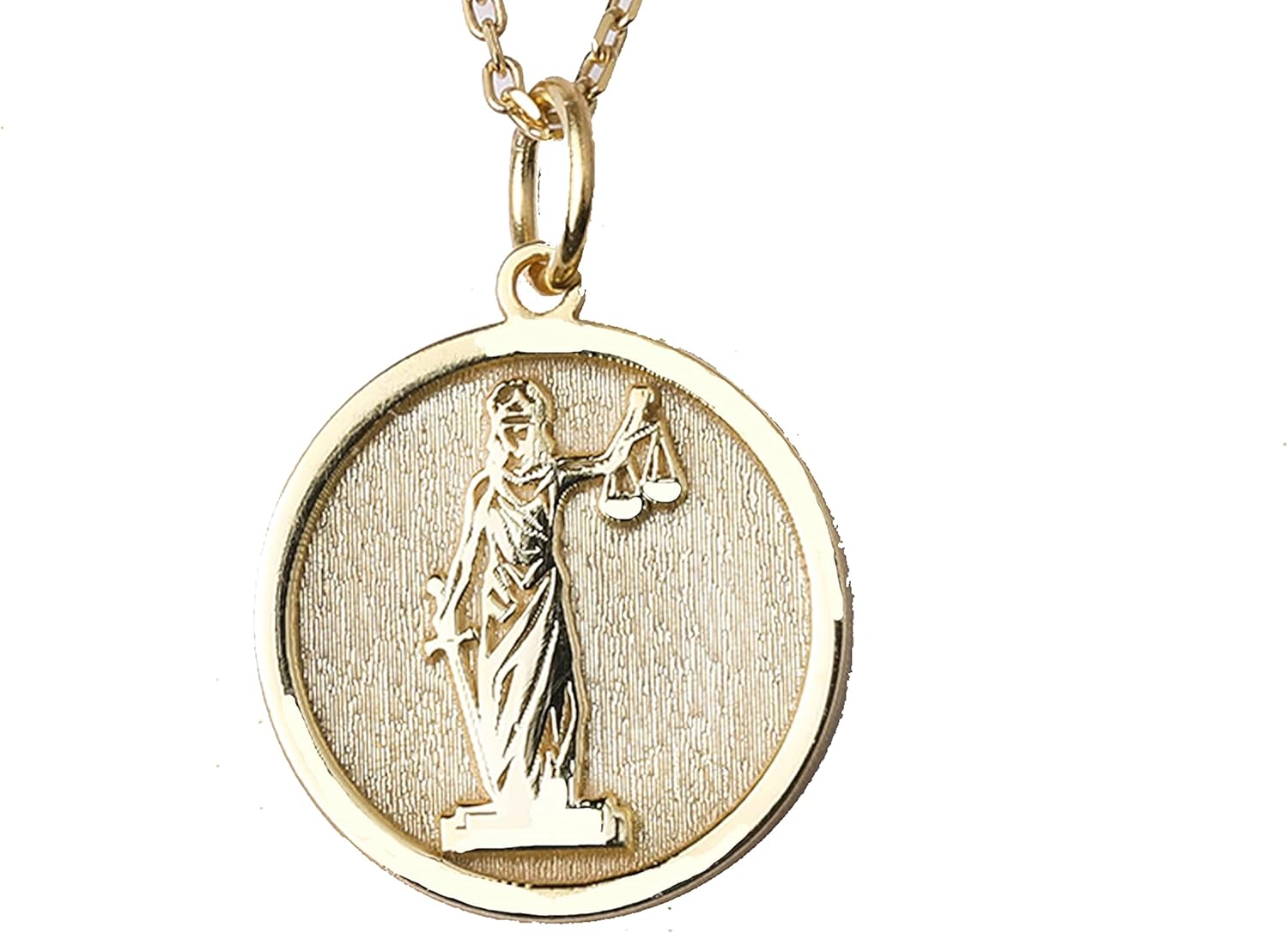 Lady Justice Necklace, Lady Justice Pendant, Lawyer Graduation Necklace, Lawyer Necklace Charm, Attorney in Law Gift, Birthday Gift Necklace