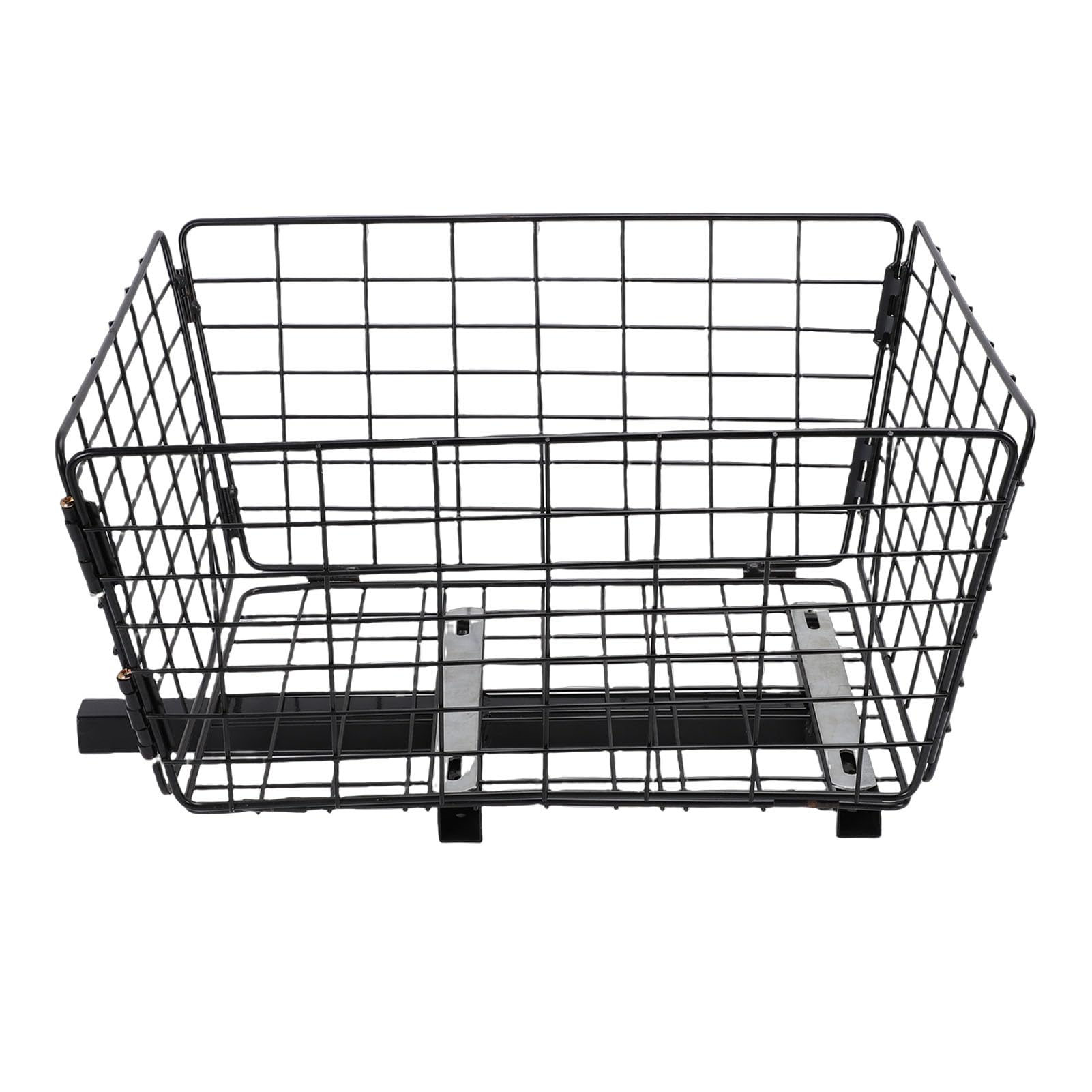 Cesta Trasera Plegable Resistente para Scooter |Cesta de Almacenamiento de Metal Espaciosa |Accesorio de Scooter de Movilidad para Uso Diario de Compras