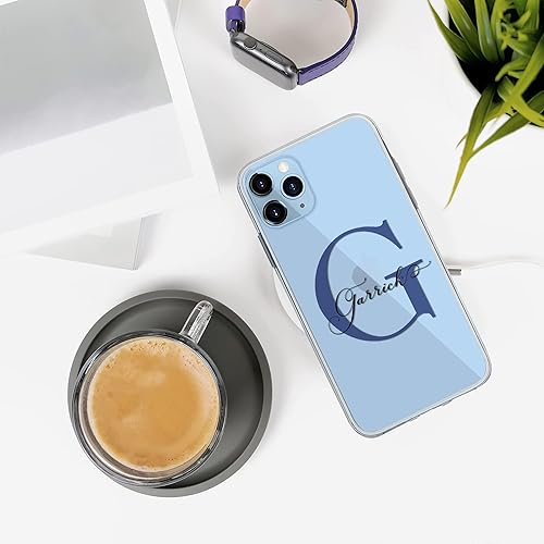 Miniatura 4 de Funda para teléfono con monograma con nombre inicial personalizado, escritura a mano, compatible con iPhone 15 14 13 12 11 X XS XR 8 7 Mini Pro Max