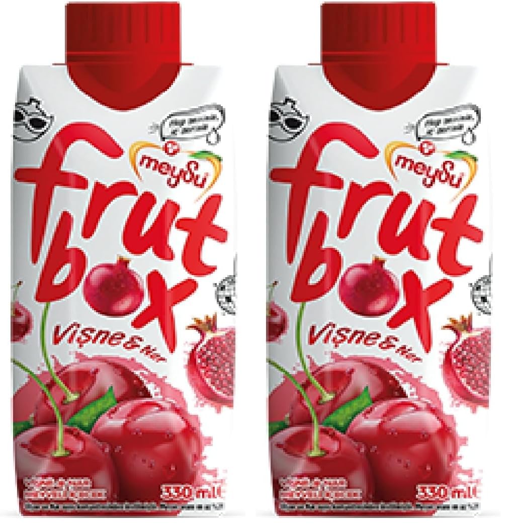 Meysu 330 Mililitre Frutbox Vişne-Nar Meyveli İçecek 2li paket