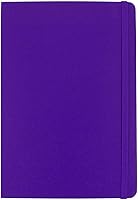 Vista 4 de JAM Papel - anotadores de tapa dura revestido con cierre de banda elástica, Manzana verde L