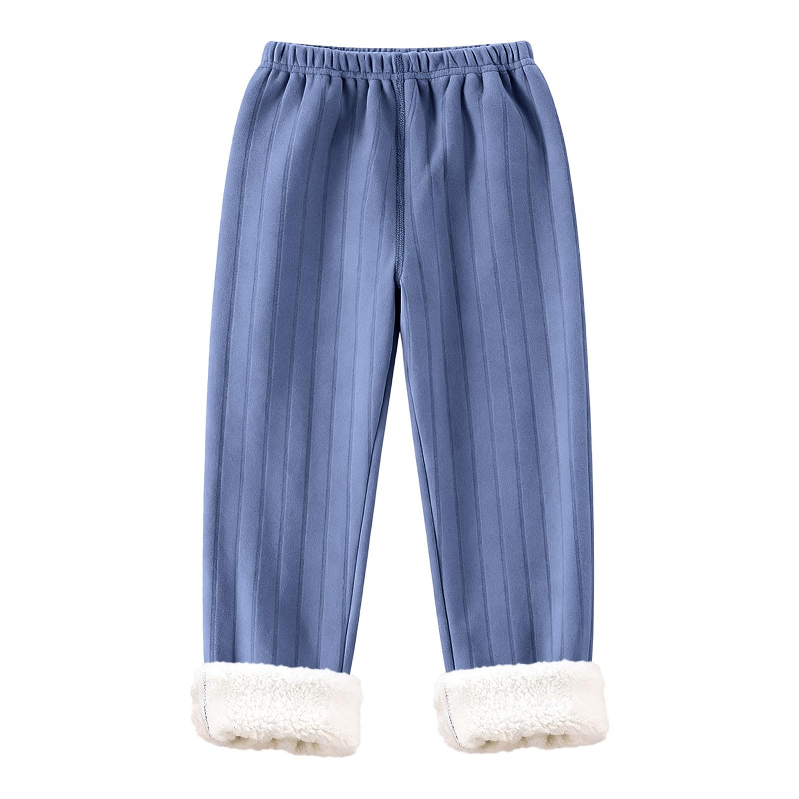 2026 Ropa Interior Térmica Niño Invierno Caliente Forro Polar Leggings Niños Cómodo Ajuste Elástico Cintura Media Pantalones Largos Ideal Clima Frío Interiores Actividades Interiores
