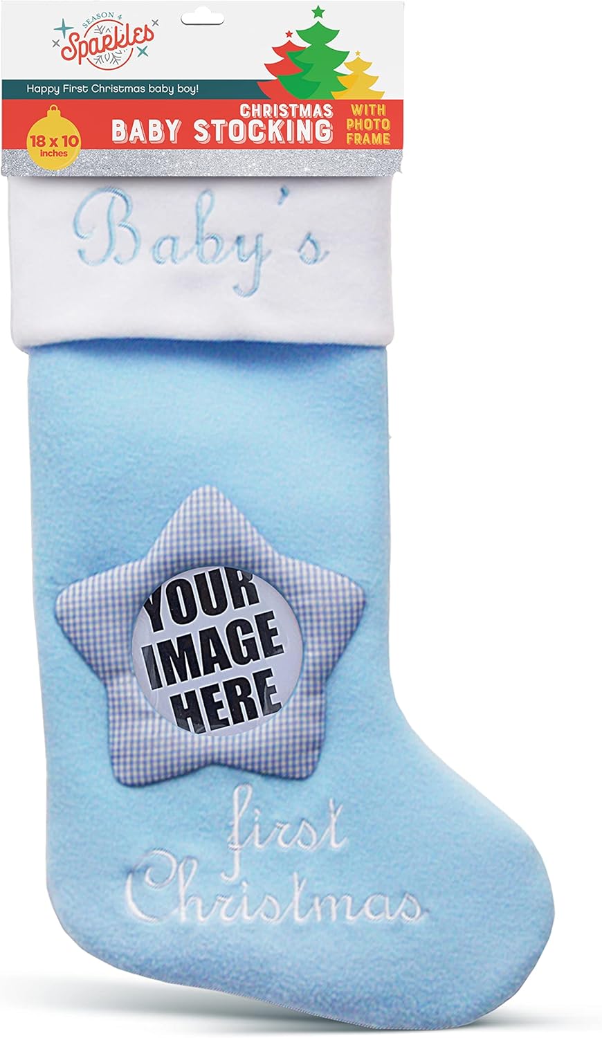 Baby Boy Christmas Stocking 