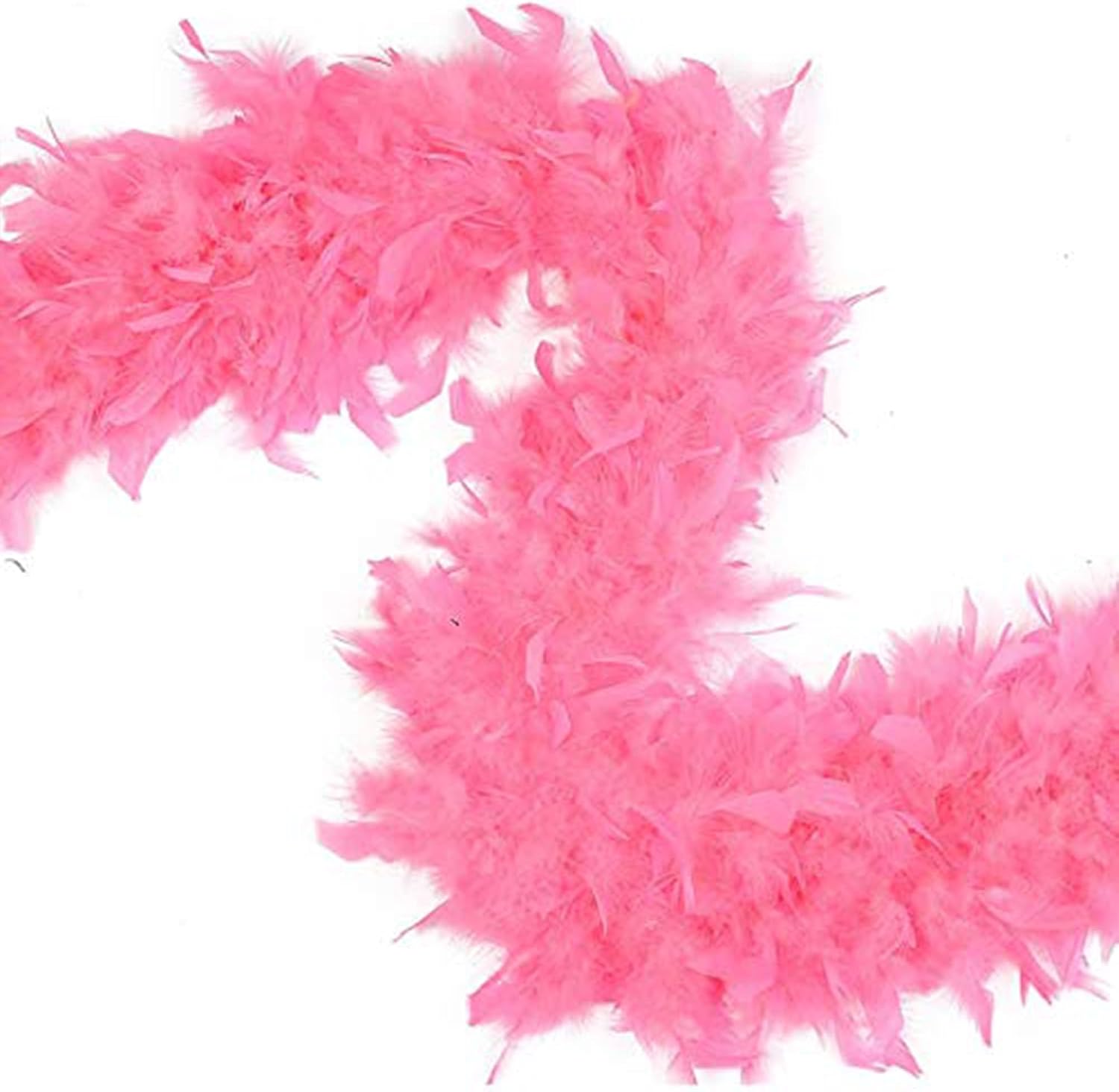 ZUCKER – Feather Boa for Women, Heavy Weight, Chandelle Boas 72" – Costume Accessory, Halloween Party - Pink Orient - 3-Pack