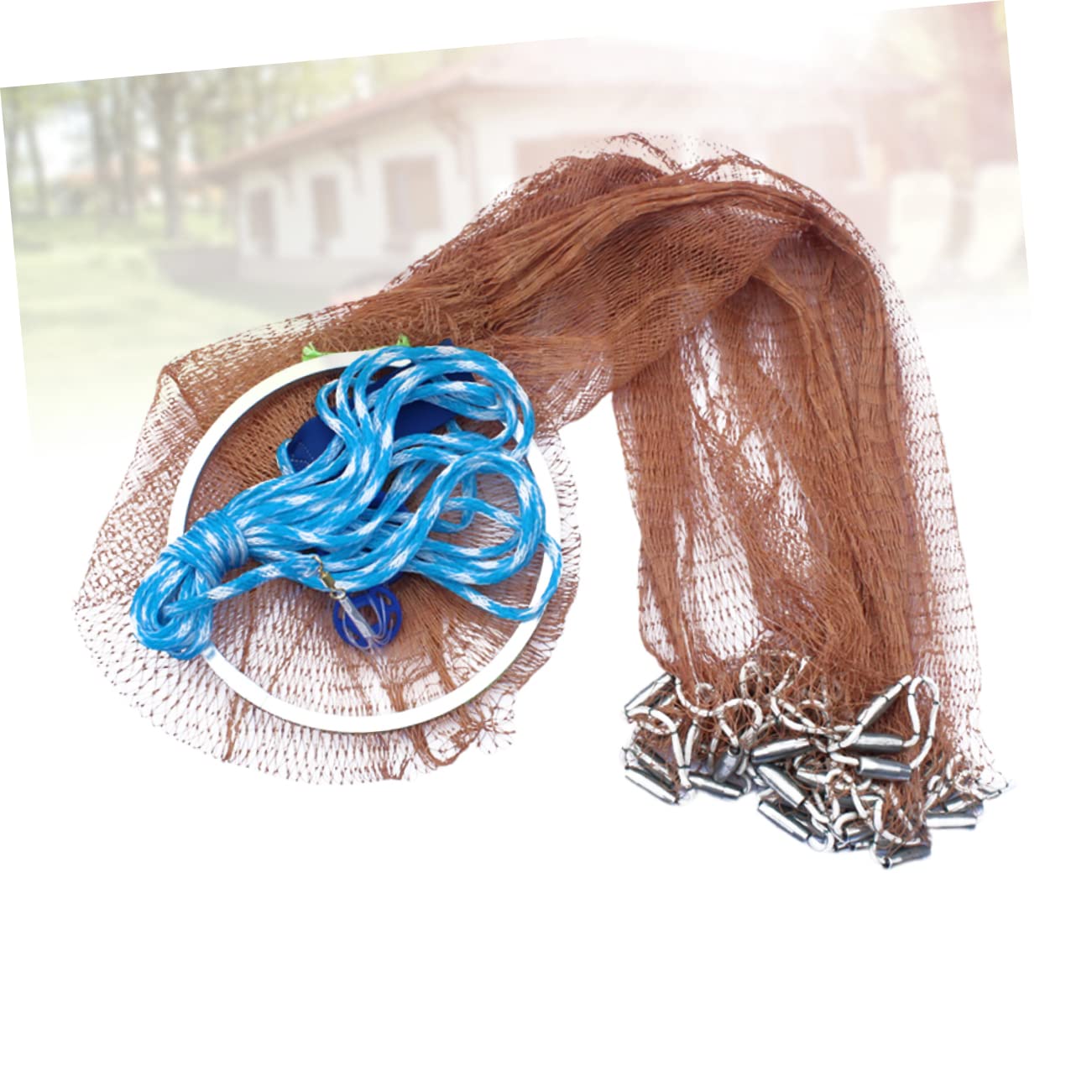 Kisangel Filet à Mailles Pliable pour Pêche en Eau Douce et Salée – pour Écrevisses et Homards