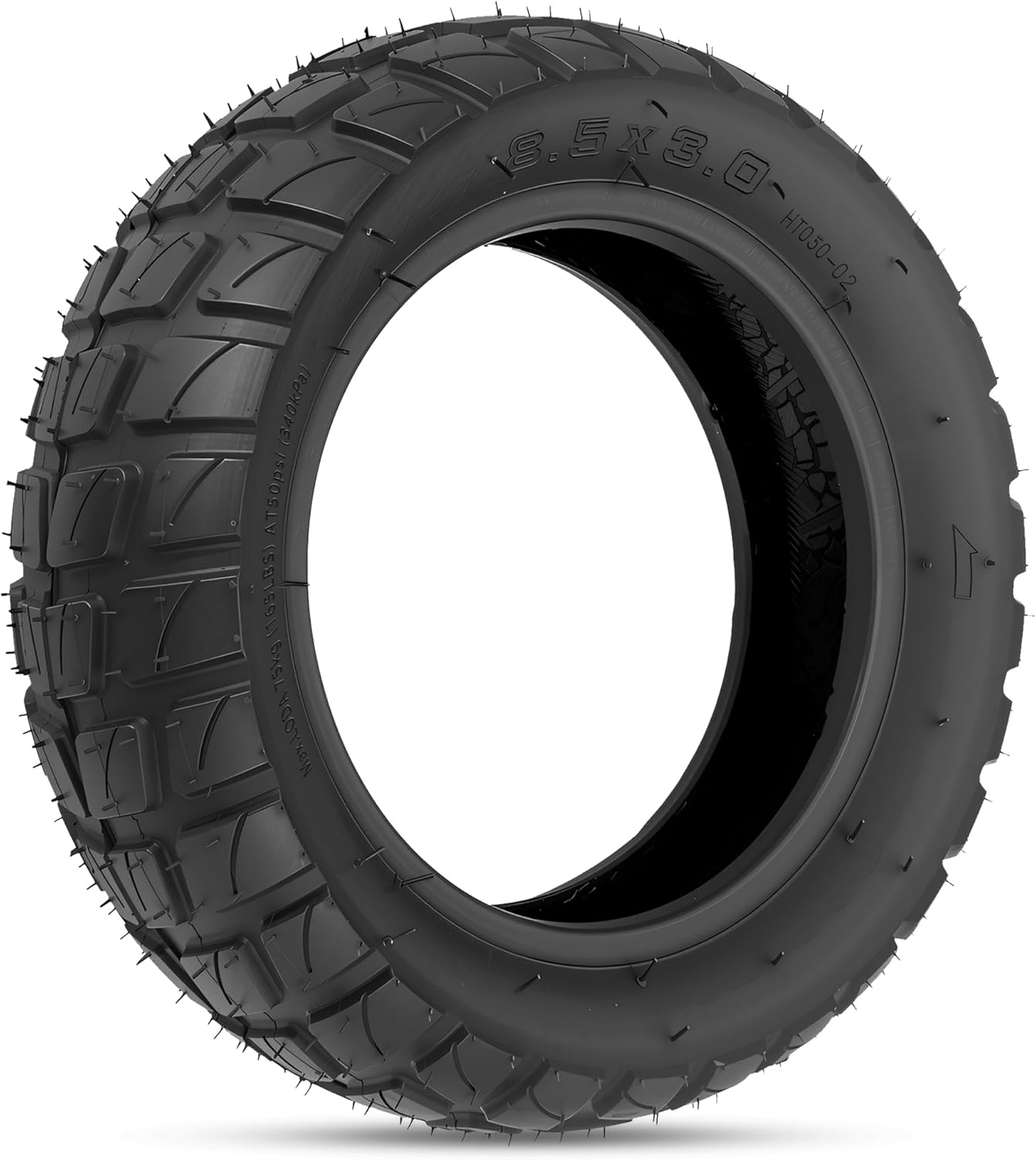 50/75-6.1 Scooter Tire, 8.5 x 2.0 Inches Upgrade Size 8.5x3.0 Off Road Outer Tire &Inner Tube Fit for Hiboy S2~Gotrax GXL V2/XR/Apex XL~Dualtron Mini~Zero 9~VSETT 8/9 Electric Scooter Wheel