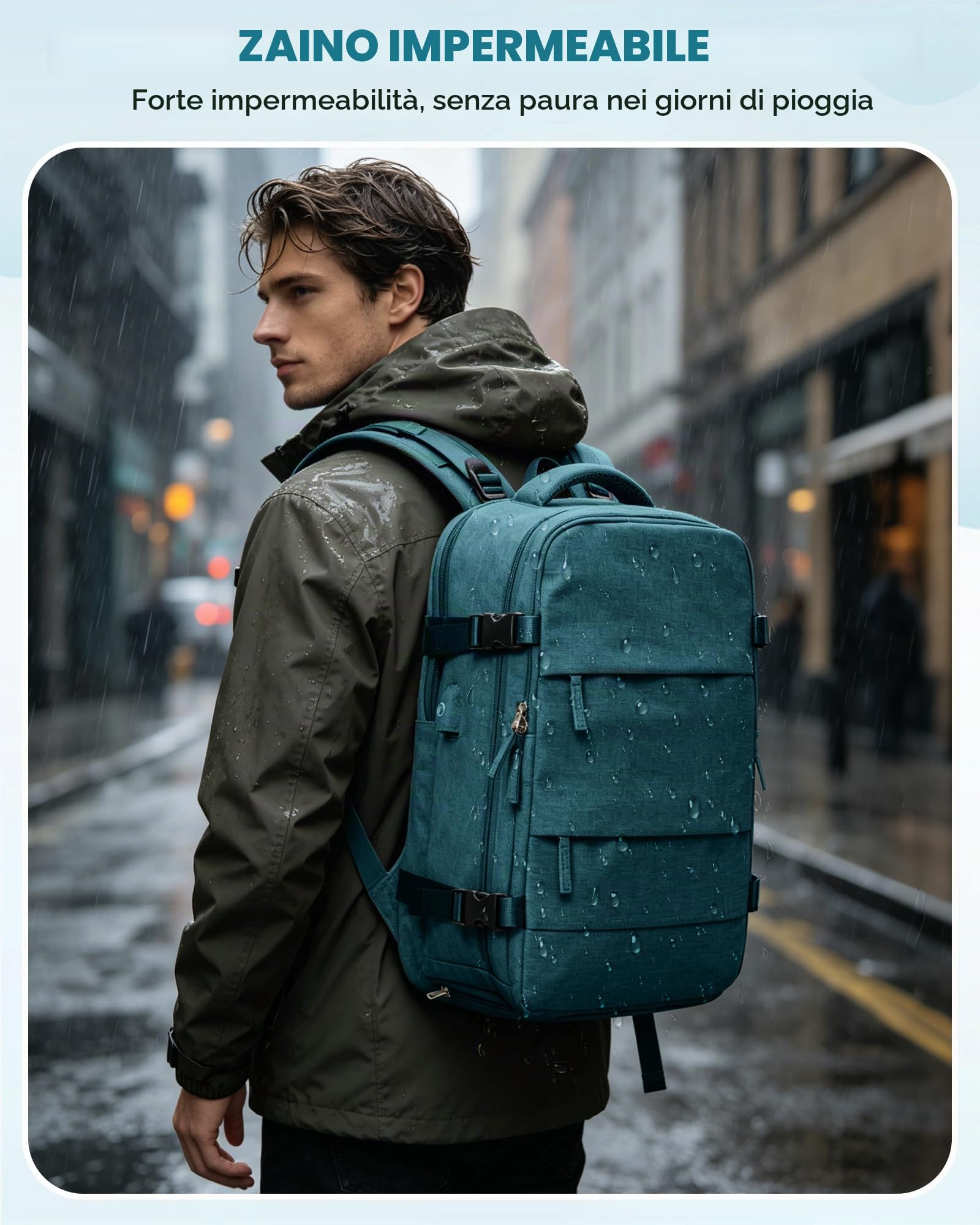 SZLX Zaino Ryanair 40x30x20 Sottovuoto con Pompa Zaino Ryanair 40x20x25 Donna Zaino da Viaggio Wizzair Bagaglio a Mano Uomo per Laptop da 14 Pollici Borse da Cabina 45x36x20 Easyjet con Porta Scarpe