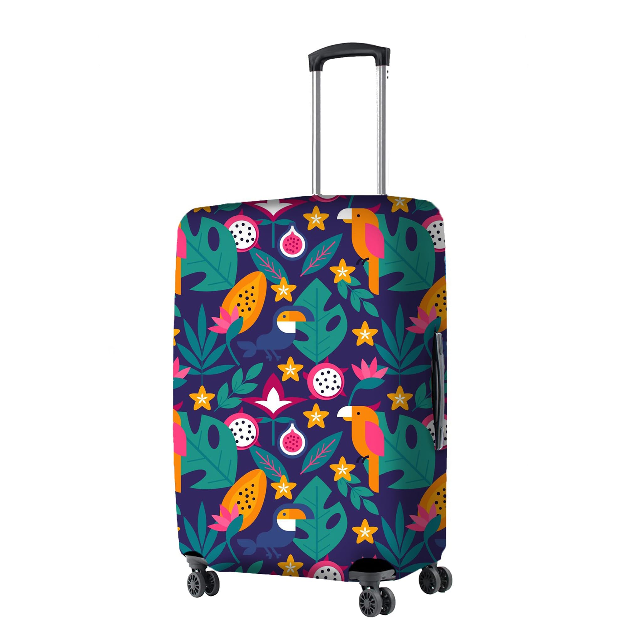 Nasher Miles Polyester 65 cm (24 Inch) Medium Protective Luggage Cover - Feather-picture-12