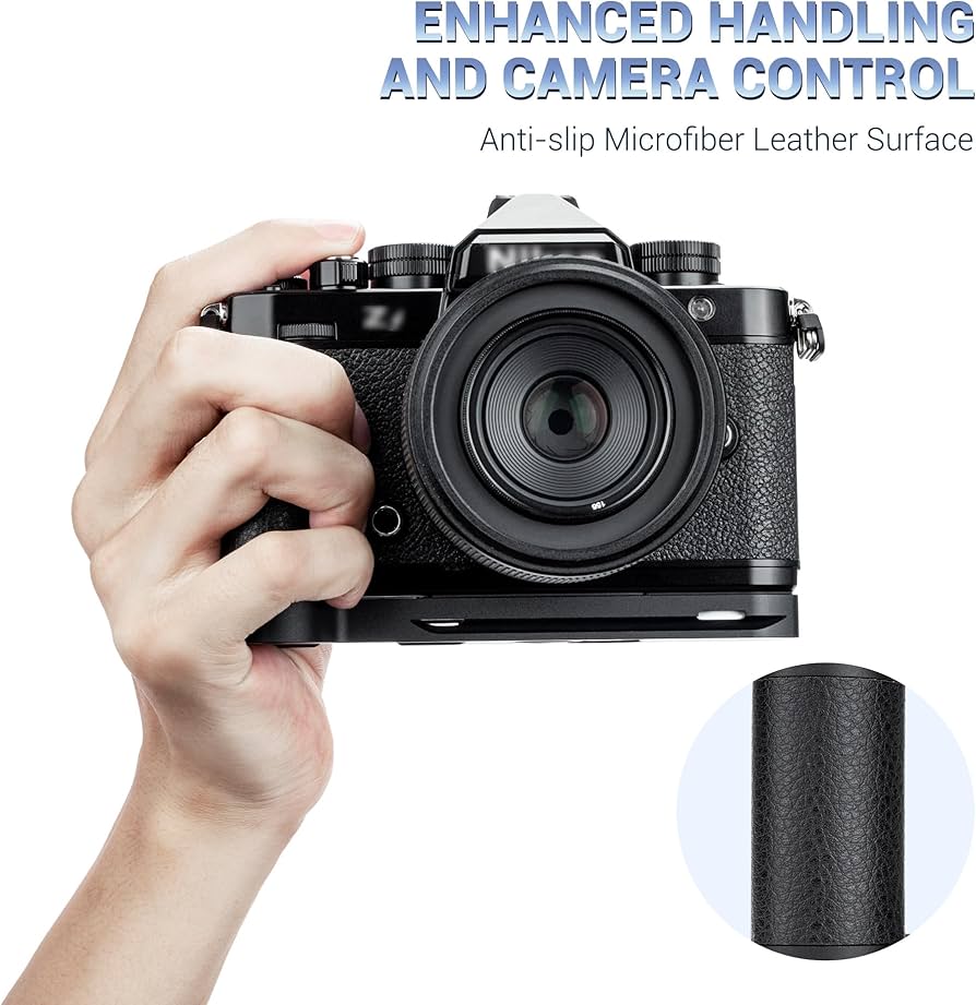 Amazon.com: JJC Solid Metal Hand Grip Secure Handle L Bracket for Amazon.com: JJC Solid Metal Hand Grip Secure Handle L Bracket for