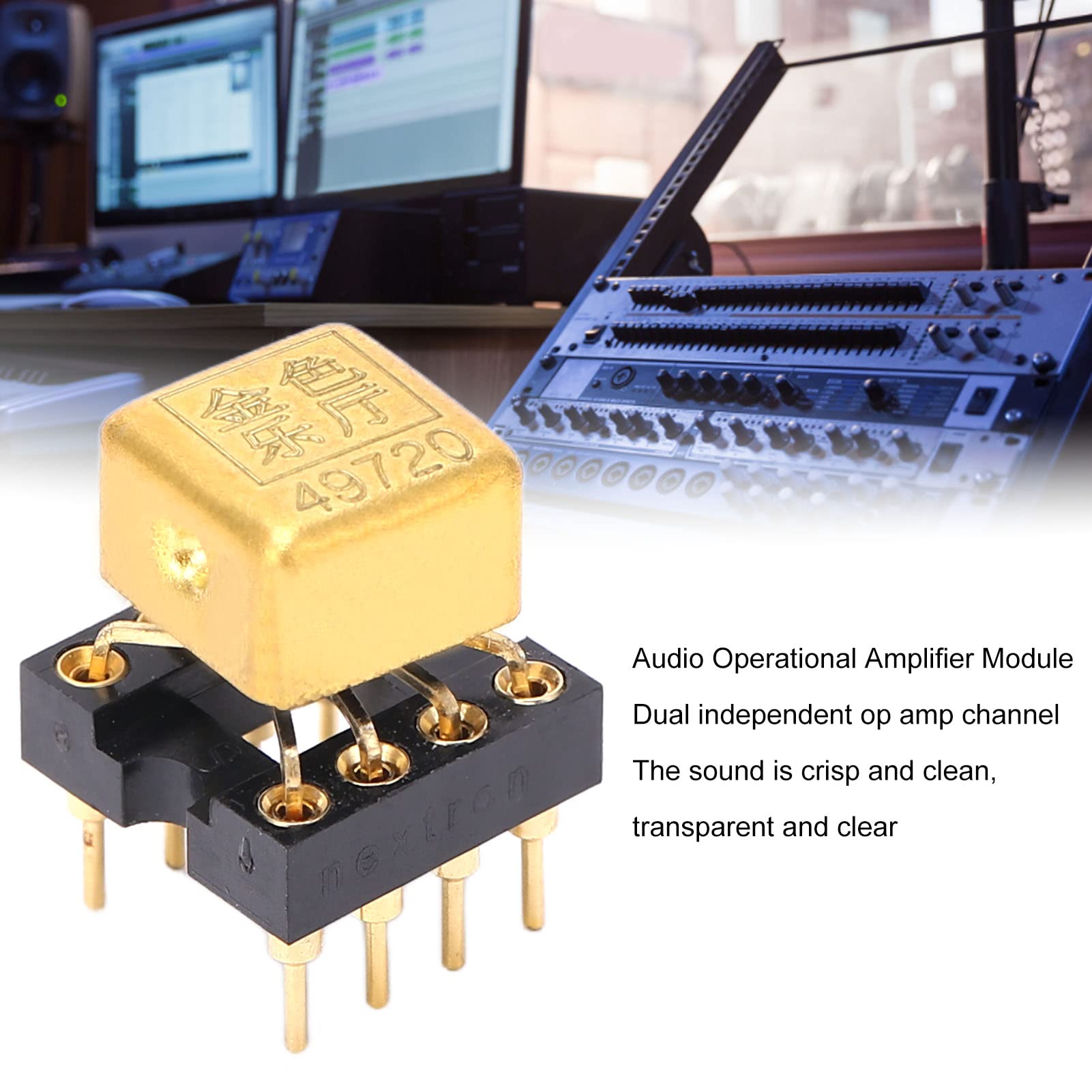 ANKROYU Operational Amplifier, Dual Channel Operational Amplifier, Dual Op Amp Audio Amplifier, Dual Channel Amp Module for Audio Device