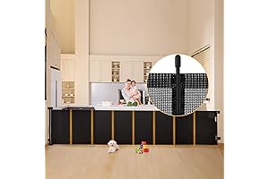 150 Inches Retractable Baby Gates Extra Wide