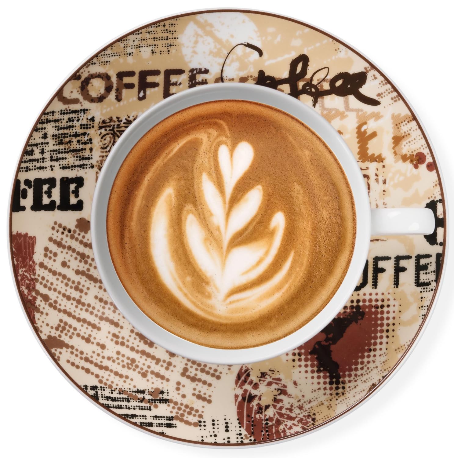 Ritzenhoff & Breker Seria do kawy Crema rozmiar zestaw do cappuccino 4-częściowy 220 ml Crema