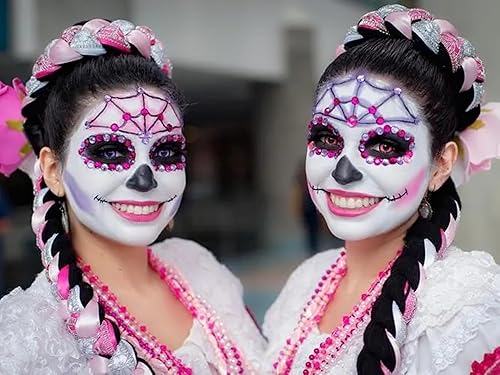 Miniatura 4 de Go Ho Pintura corporal líquida de maquillaje (2.1 onzas), pintura facial a base de agua blanca y pintura corporal para maquillaje con aerógrafo,