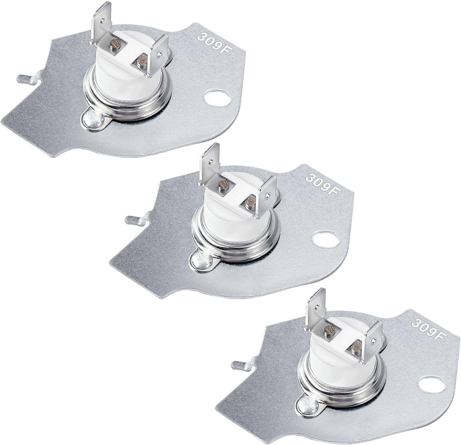 Upgraded 3977393 3399848 Dryer Thermal Cut-off Switch by Techecook - Replacement for Whirlpool Kenmore Maytag Roper Dryer Thermal Fuse - Replaces AP3094244 PS334299 EAP334299 AH334299 (Pack of 3)