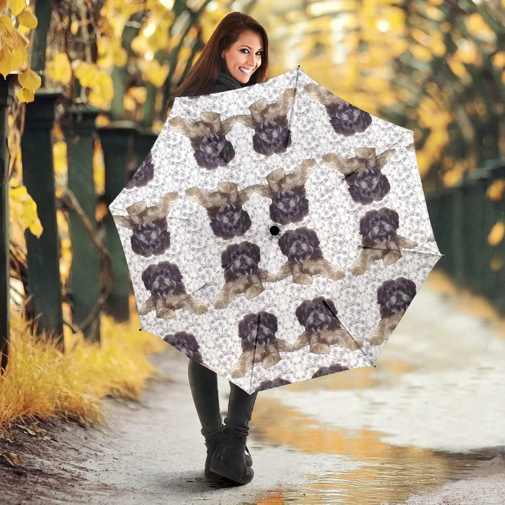 Affenpinscher Dog Print Umbrellas One Size Umbrella - Affenpinscher Dog Print Umbrellas