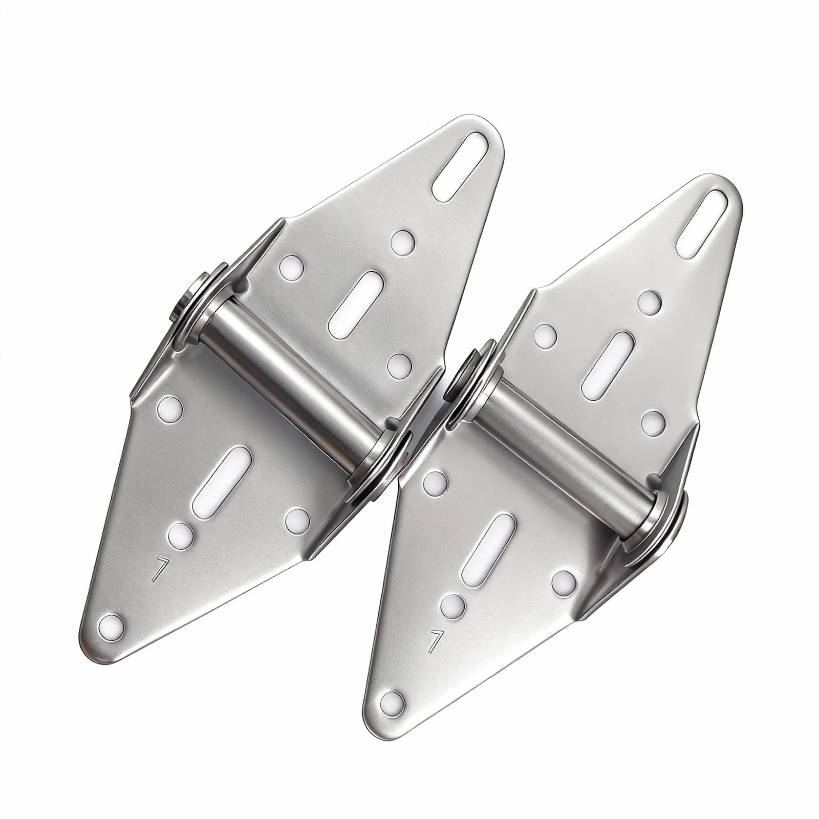 Garage Door Hinges #1 with Galvanized Finish, Heavy Duty 14 Gauge Steel, Replacement for Residential/Light Commercial Doors (2 Packs)