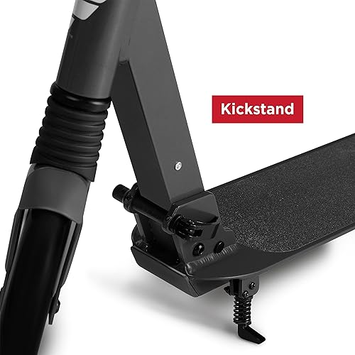 Miniatura 11 de Flyer Kickstart Max, Kick Scooter, manubrio ajustable y plegable, scooter negro de más de 8 años y hasta 220 libras