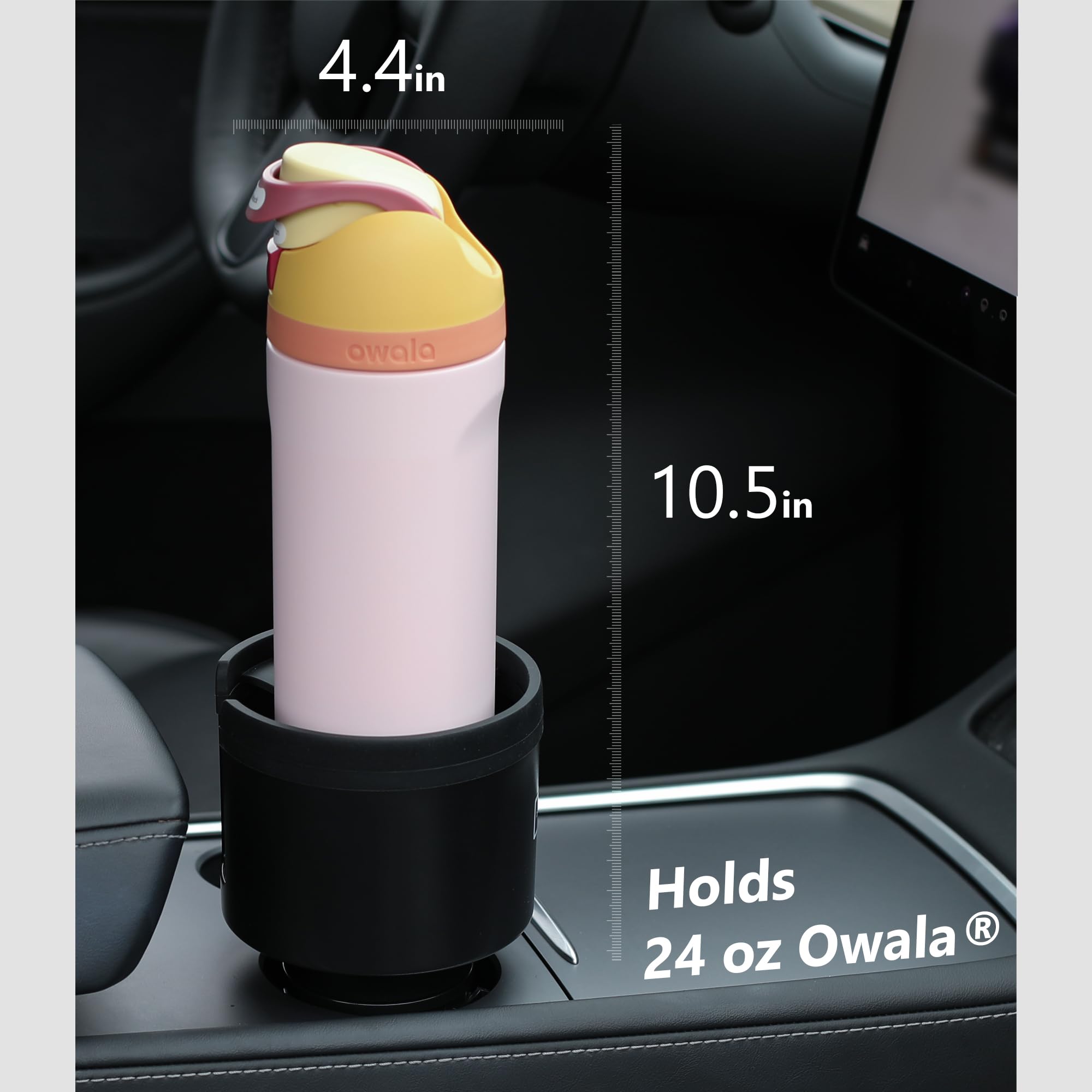 Auto-Getränkehalter mit verstellbarem Boden, passend für 32/40 Unzen Hydroflaschen, 30/32/38/48 Unzen Nalgenes, 20/26/30 Unzen Yeti Ramblers, 40 Unzen Klean Kanteens, 32/40 Unzen Camelbak