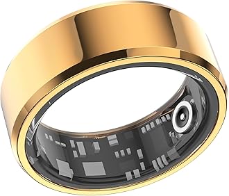 Smart Fitness Tracker Ring for Women Men, Multiple Sport Modes With Heart Rate Sleep Monitor, IP68 Waterproof Step Counter Calorie Tracking for Android iOS Phone