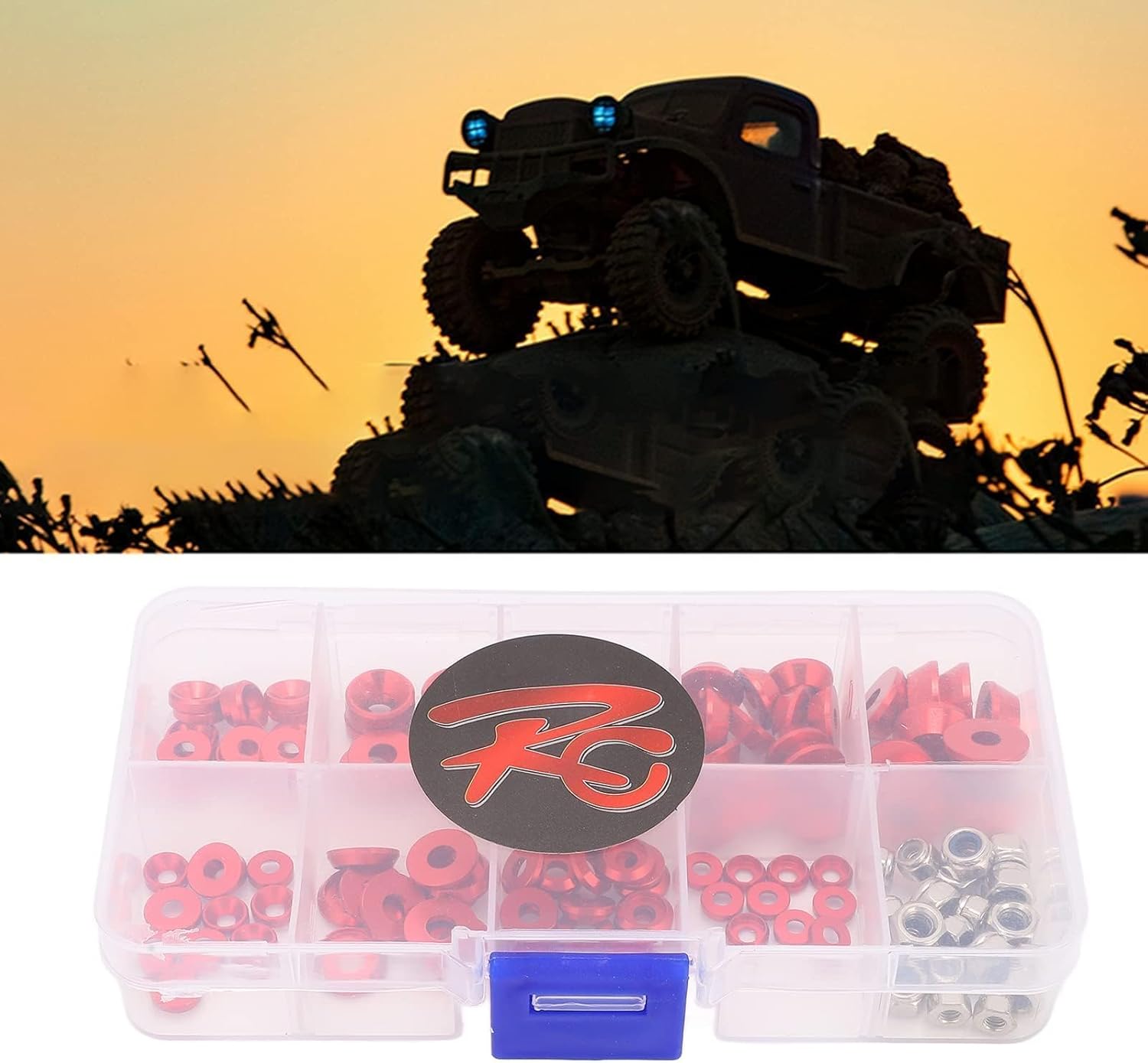HERCHR Aluminum Alloy Cone Cup Head Screw Gasket Washer Counterbore Washers Gaskets Cup Shim Conical Washer Shim