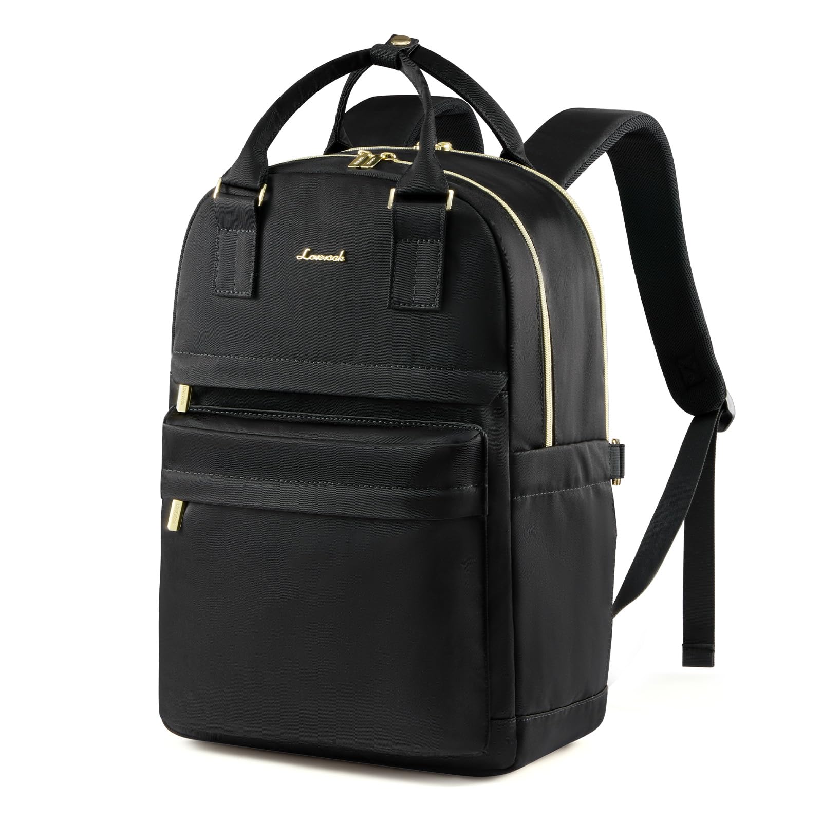 LOVEVOOK Laptop Rucksack Damen Groß Schulrucksack Teenager Mädchen Schultasche Wasserdicht Travel Backpack Women 17,3 Zoll Arbeitstasche Lehrertasche Tagesrucksack Elegant Daypacks für Arbeit Reise