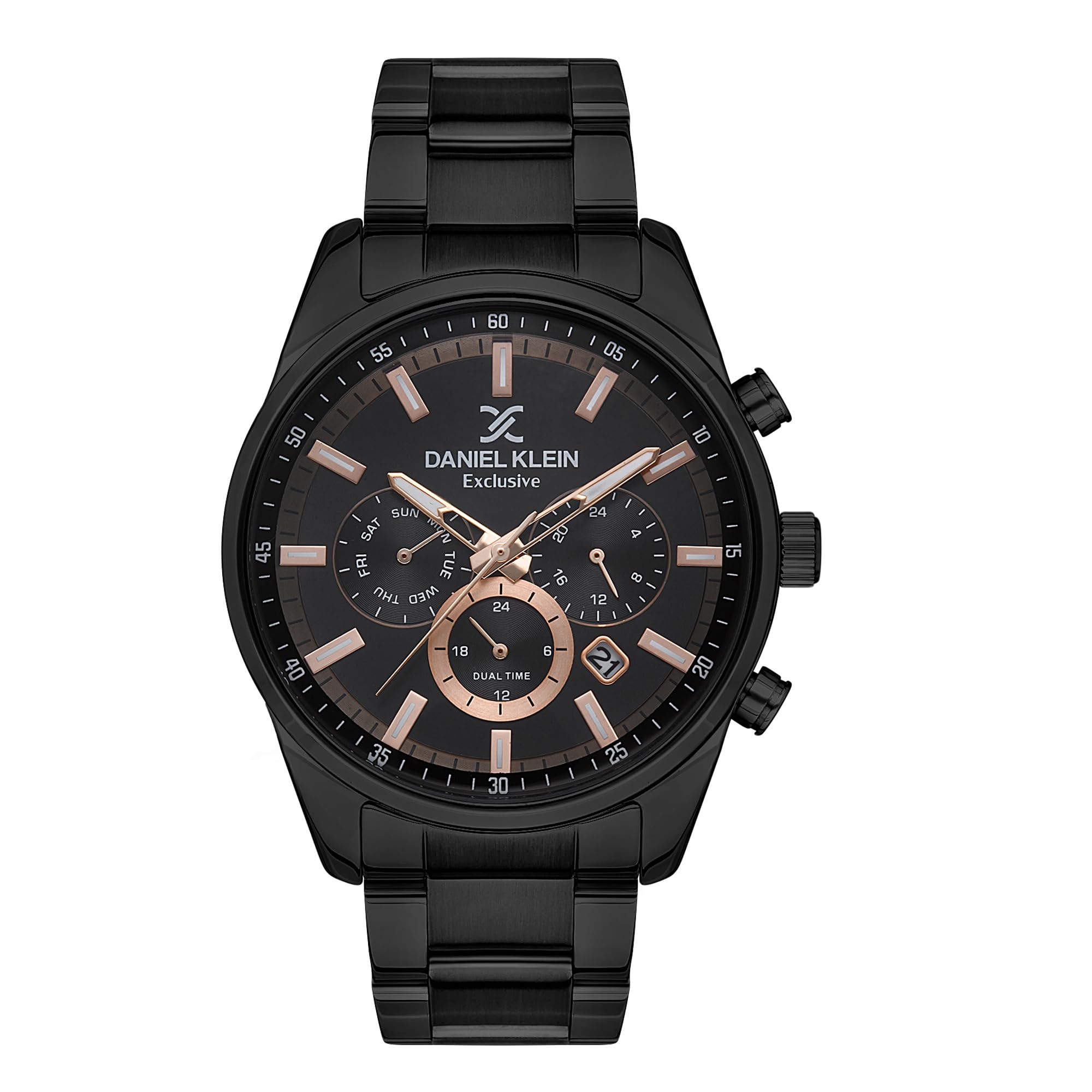 Analogue Black Dial Men's Watch-DK.1.13348-5-image-48