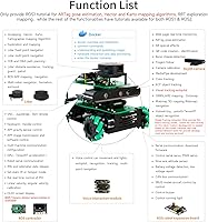 Vista 2 de Yahboom Jetson Nano Orin ROS2 Robot Lidar Mapeo Navegación Profundidad Imagen Análisis 3D Mecanum Wheel Python Programación Aprender Explorar Kit