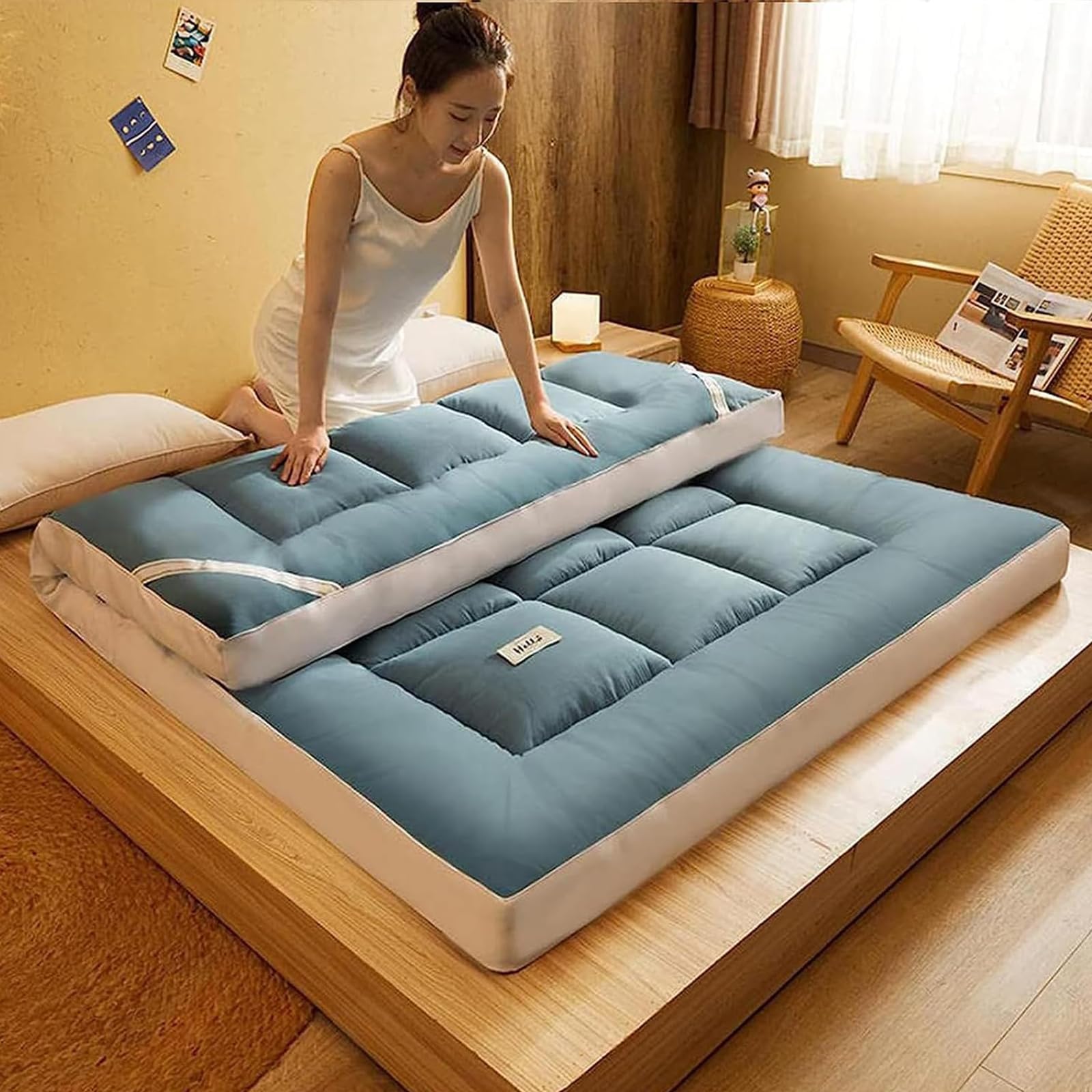 Tatami Letto Una Piazza E Mezza Futon Letto Zen Con Tatami E