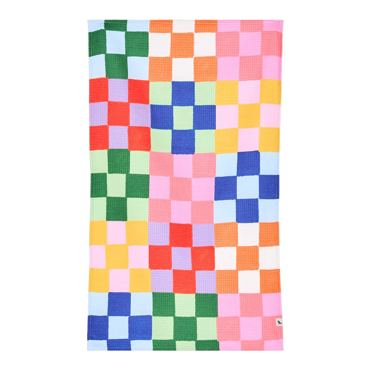 Dock & Bay Tea Towels - Quick-Drying Dish Towels in Thick Waffle Fabric - Medium Size 75x45cm, 29x17 - Check Please