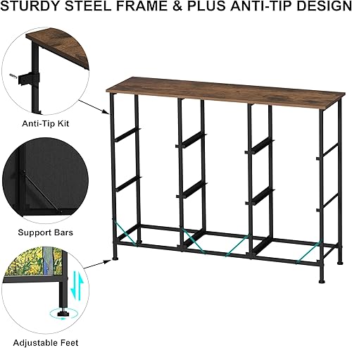 Miniatura 5 de EXOTICA Van Gogh - Cómoda ancha de 9 cajones para TV, cómoda colorida y cómoda, muebles de entrada para dormitorio, sala de estar, pasillo,